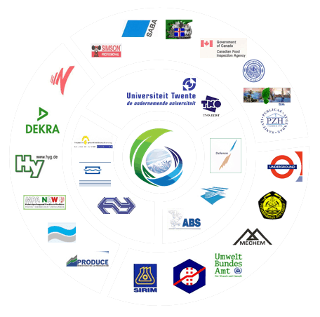 AQUAQUICK ACCREDITATIONS wheel Liste der Zulassungen