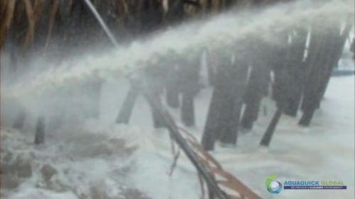 AQUAQUICK 2000 Oil Spill in Nipa Palm Plantation 28