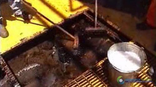 AQUAQUICK 2000 Oil spill maintenance cleanup on Rig and Deck 35