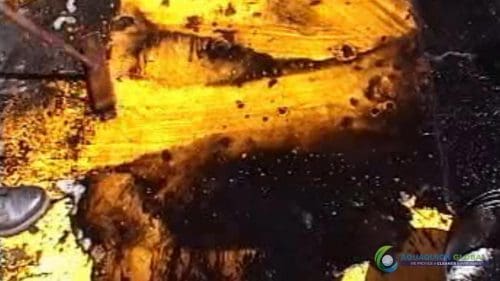 AQUAQUICK 2000 Oil spill maintenance cleanup on Rig and Deck 61