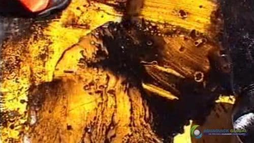 AQUAQUICK 2000 Oil spill maintenance cleanup on Rig and Deck 79