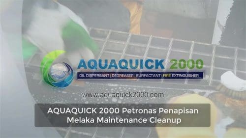使用 AQUAQUICK 2000 进行油品清洁测试 29 马六甲石油公司使用AQUAQUICK 2000进行维护清理