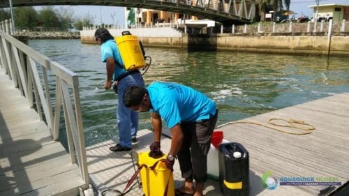 AQUAQUICK 2000 Pulau Tioman Oil Spill Cleanup 68