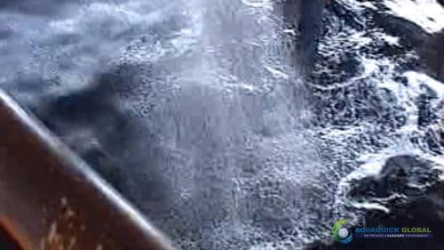 AQUAQUICK 2000 Sea Oil Spill Rig Cleaning Demo 1 036