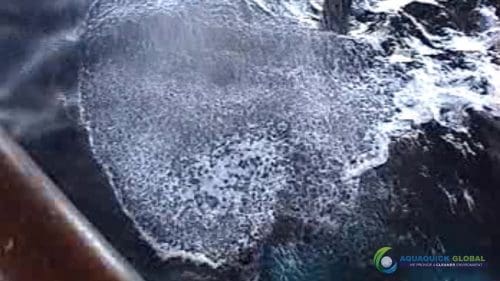 AQUAQUICK 2000 Sea Oil Spill Rig Cleaning Demo 1 042