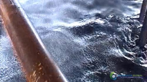 AQUAQUICK 2000 Sea Oil Spill Rig Cleaning Demo 1 049