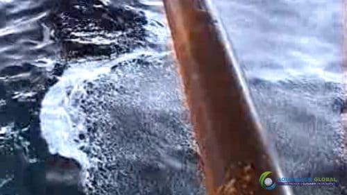 AQUAQUICK 2000 Sea Oil Spill Rig Cleaning Demo 1 054