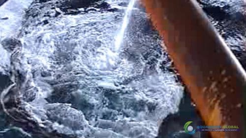 AQUAQUICK 2000 Sea Oil Spill Rig Cleaning Demo 1 062