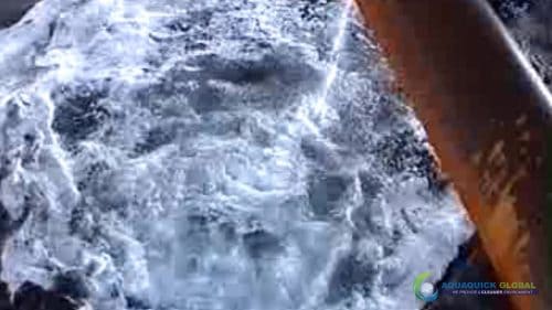 AQUAQUICK 2000 Sea Oil Spill Rig Cleaning Demo 1 067