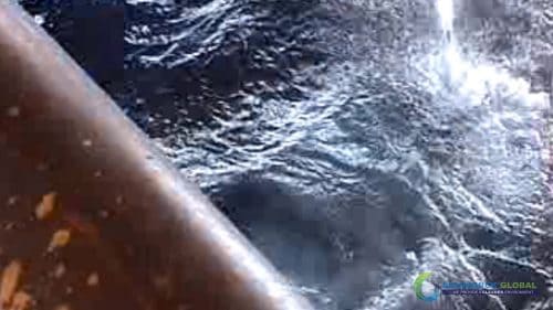 AQUAQUICK 2000 Sea Oil Spill Rig Cleaning Demo 1 085