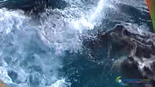 AQUAQUICK 2000 Sea Oil Spill Rig Cleaning Demo 1 105