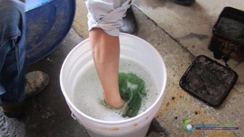 Demonstracja mycia gleby AQUAQUICK 2000 w Petron 35