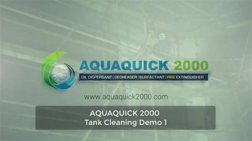 使用 AQUAQUICK 2000 41 进行油品清洁测试 使用AQUAQUICK 2000清洗水箱演示