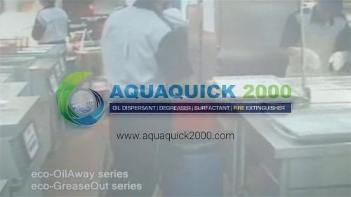 使用 AQUAQUICK 2000 进行油品清洁测试 43 AQUAQUICK 2000 餐馆和厨房的全面清洁解决方案