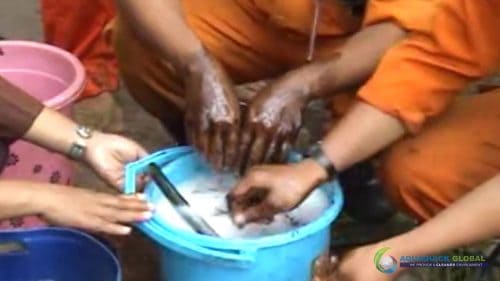 AQUAQUICK 2000 Washing hands removing all oil stains 18