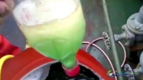 AQUAQUICK 2000 curățarea deversărilor de petrol în orașul Cebu 029