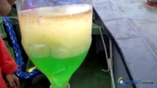 AQUAQUICK 2000 curățarea deversărilor de petrol în orașul Cebu 030