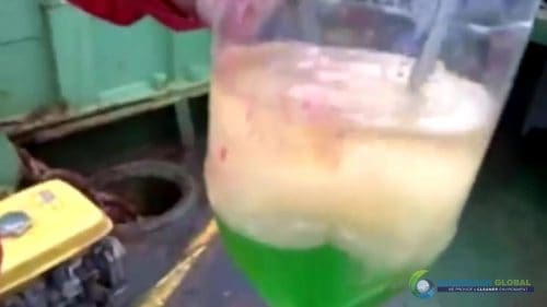 AQUAQUICK 2000 curățarea deversărilor de petrol în orașul Cebu 041