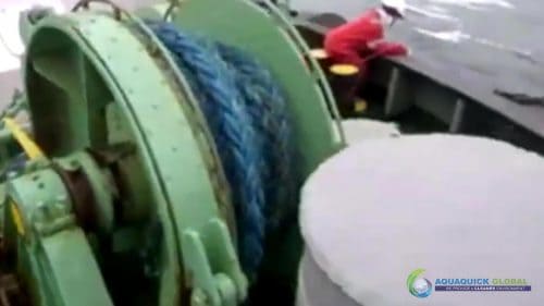 AQUAQUICK 2000 curățarea deversărilor de petrol în orașul Cebu 065