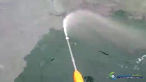 AQUAQUICK 2000 curățarea deversărilor de petrol în orașul Cebu 101