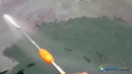 AQUAQUICK 2000 curățarea deversării de petrol în orașul Cebu 113