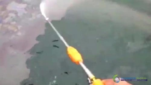 AQUAQUICK 2000 curățarea deversării de petrol în orașul Cebu 116