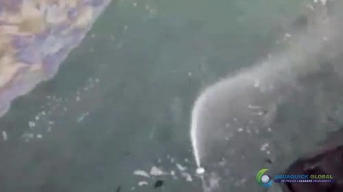 AQUAQUICK 2000 curățarea deversării de petrol în orașul Cebu 122