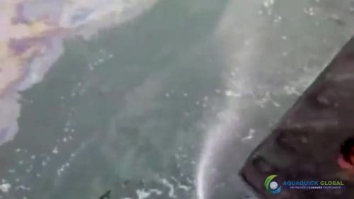 AQUAQUICK 2000 curățarea deversărilor de petrol în orașul Cebu 123