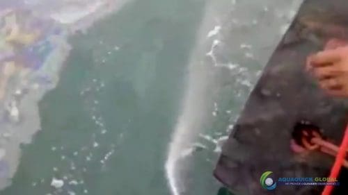 AQUAQUICK 2000 curățarea deversării de petrol în orașul Cebu 124