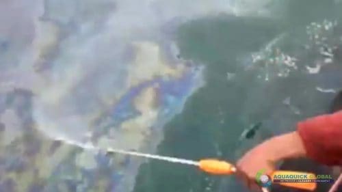 AQUAQUICK 2000 curățarea deversării de petrol în orașul Cebu 126
