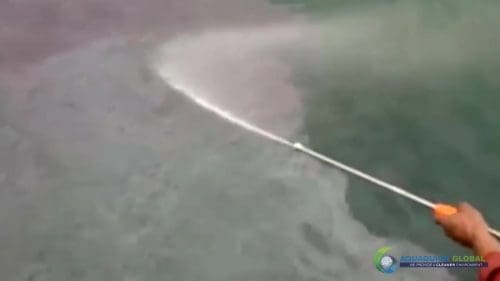 AQUAQUICK 2000 curățarea deversării de petrol în orașul Cebu 131