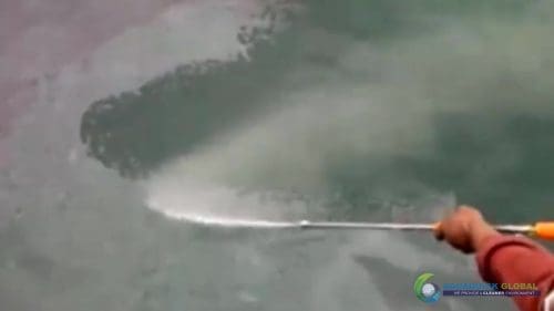 AQUAQUICK 2000 curățarea deversării de petrol în orașul Cebu 136