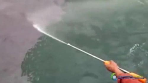 AQUAQUICK 2000 curățarea deversării de petrol în orașul Cebu 138