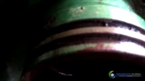 Oil and Grease stained components cleaned with AQUAQUICK 2000 35