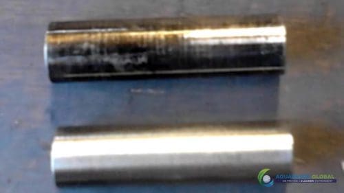 Oil and Grease stained components cleaned with AQUAQUICK 2000 38