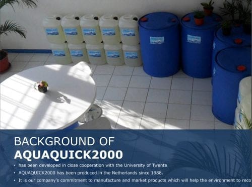 Introduction au produit AQUAQUICK 2000 et matériel de formation Édition 2016