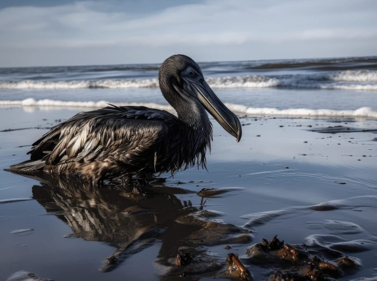 Understanding the Causes of Oil Spills, Their Impacts, and Future Perspectives 4 Rescuing Wildlife from oil spills with aquaquick 2000 environmental friendly oil spill dispersant scaled e1705679295235