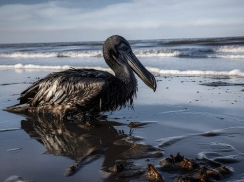 Rescuing Wildlife from oil spills with aquaquick 2000 environmental friendly oil spill dispersant scaled e1705679295235